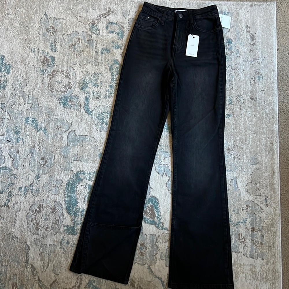 Forever 21 high rise, slim fit, flare leg